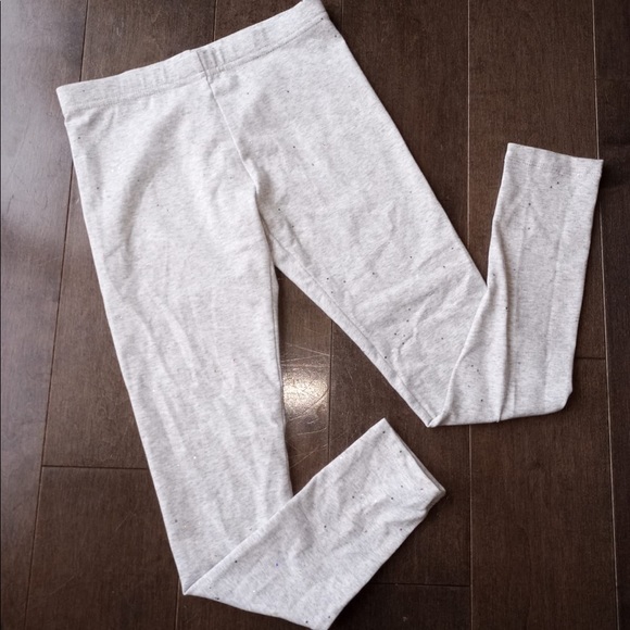 GEORGE Youth Cotton Blend Grey Ankle Cut Leggings - Picture 2 of 3